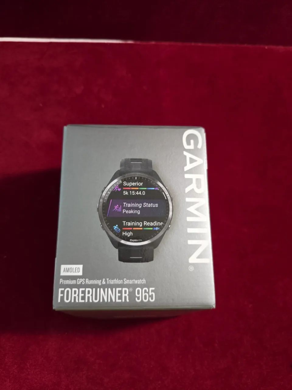  Garmin Forerunner 965 novo na caixa