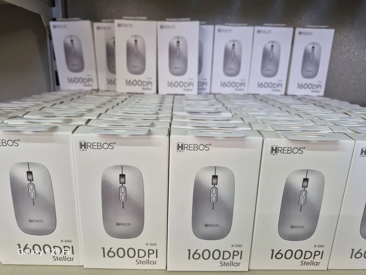 MOUSE BRUSHED PRATA 1600DPI<br>REF: IF-216 S - Foto 5