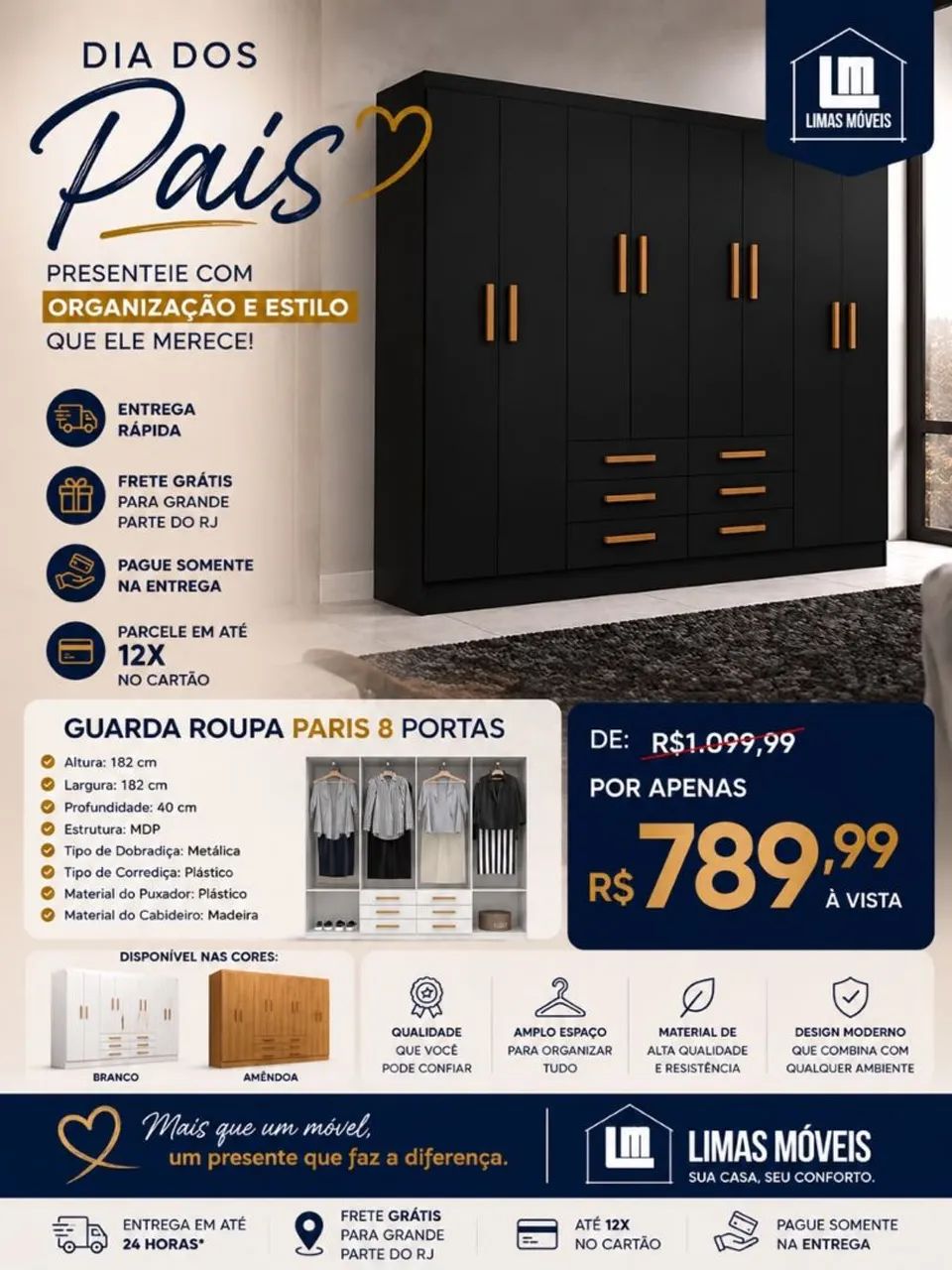 GUARDA-ROUPA PROMOÇÃO 