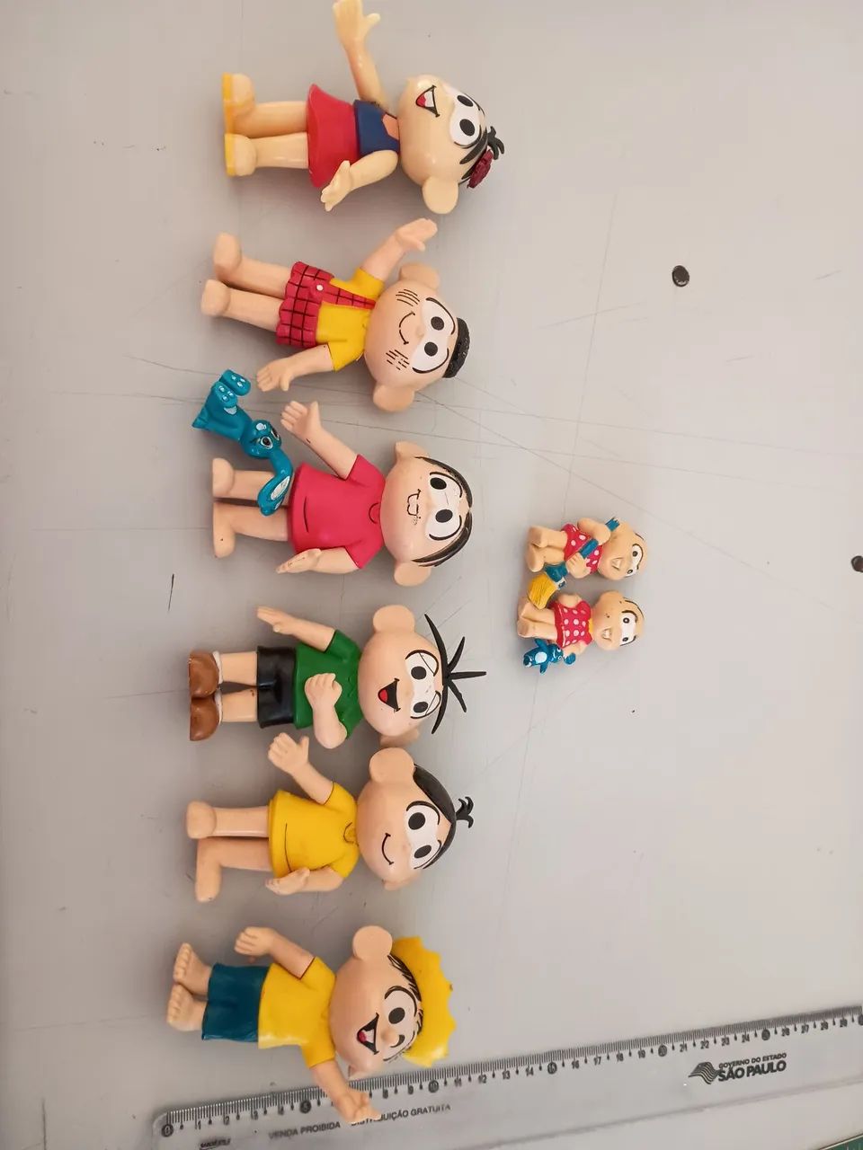 Turma  da Monica miniaturas 10 cm