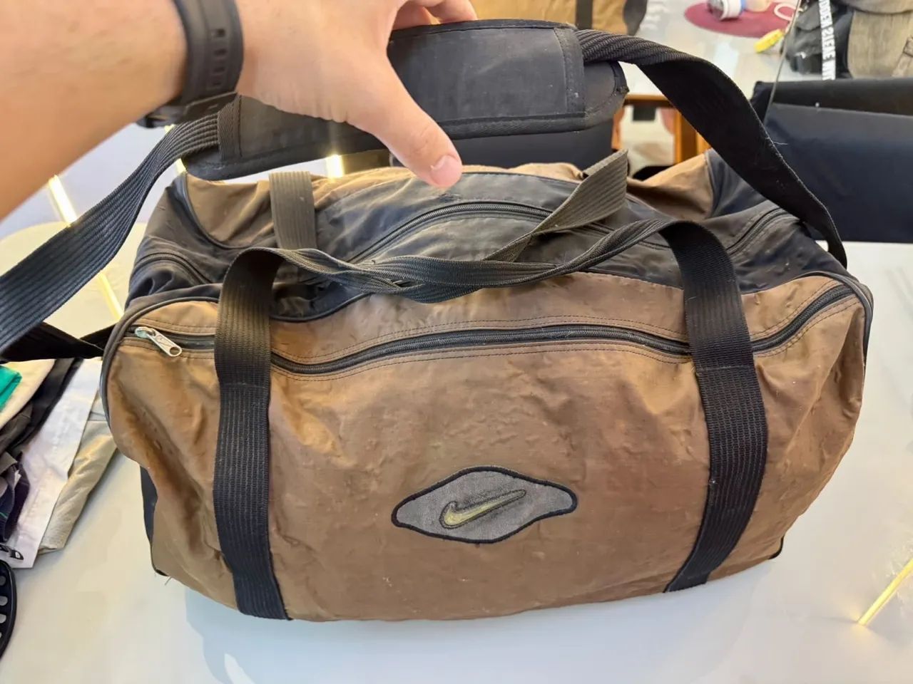 Bolsa de viagem anos 90 Nike  - Foto 2