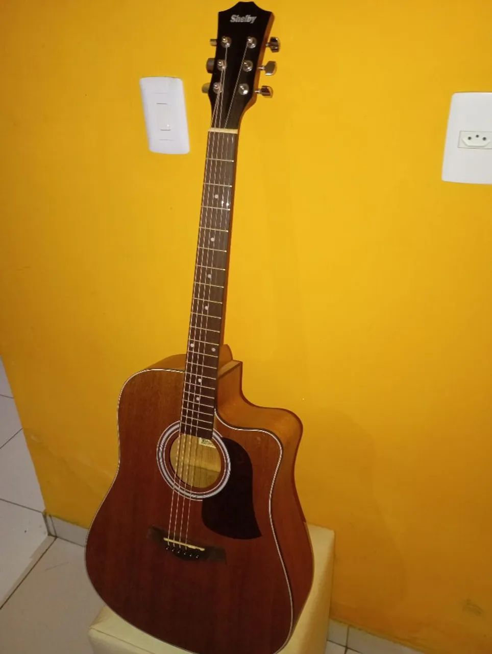Violão Shelby cordas de aço elétrico  - Foto 3