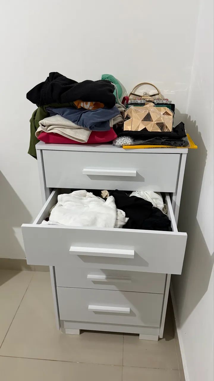 Cômoda branca em MDF - Foto 3