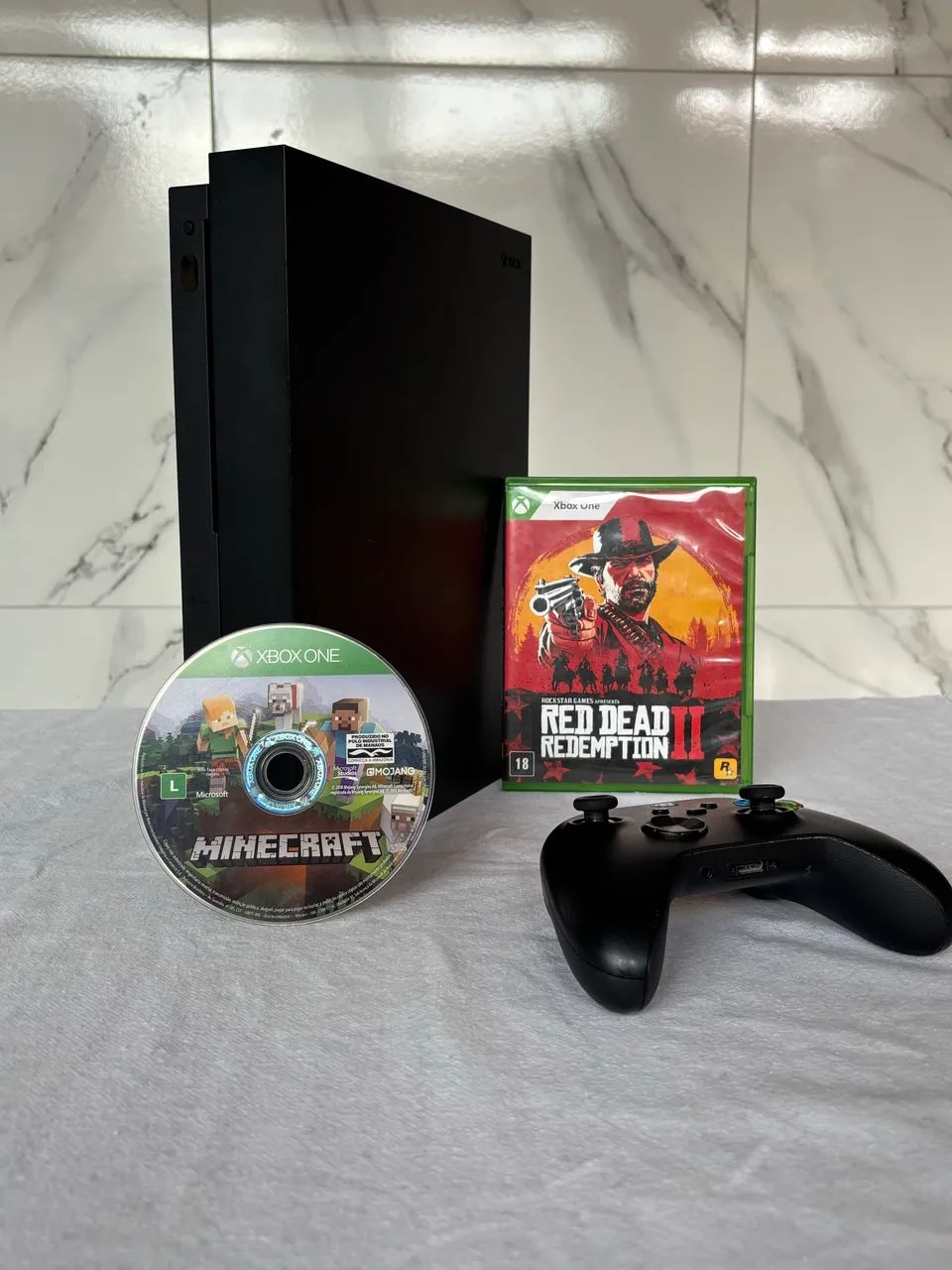 Xbox one X pra vender ainda hoje! Oferta exclusiva. Aceitamos trocas e também ofertas.  - Foto 4