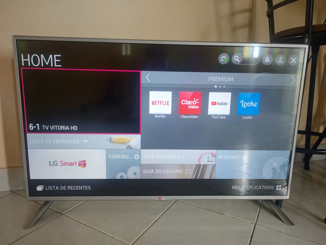 Smart TV LG 32 Polegadas, YouTube!! Perfeita!!  - Foto 4