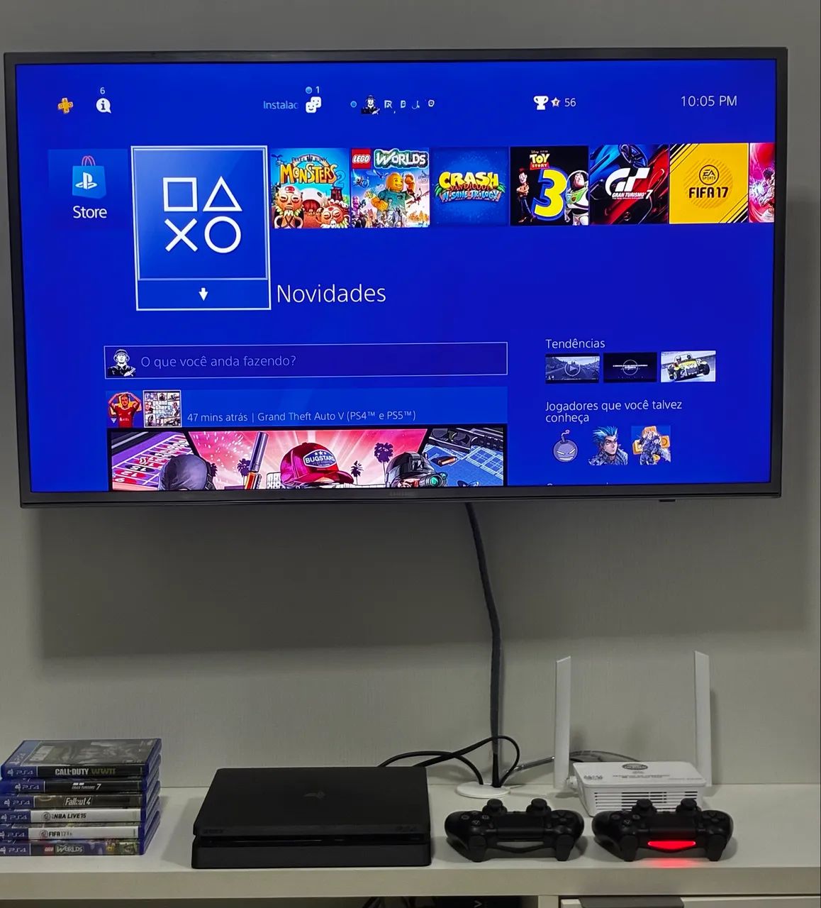 PlayStation 4 slim - 2 controles - Foto 3