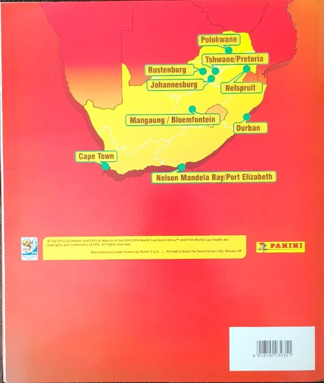 Álbum de figurinhas da Copa de 2010 - COMPLETO - Foto 2