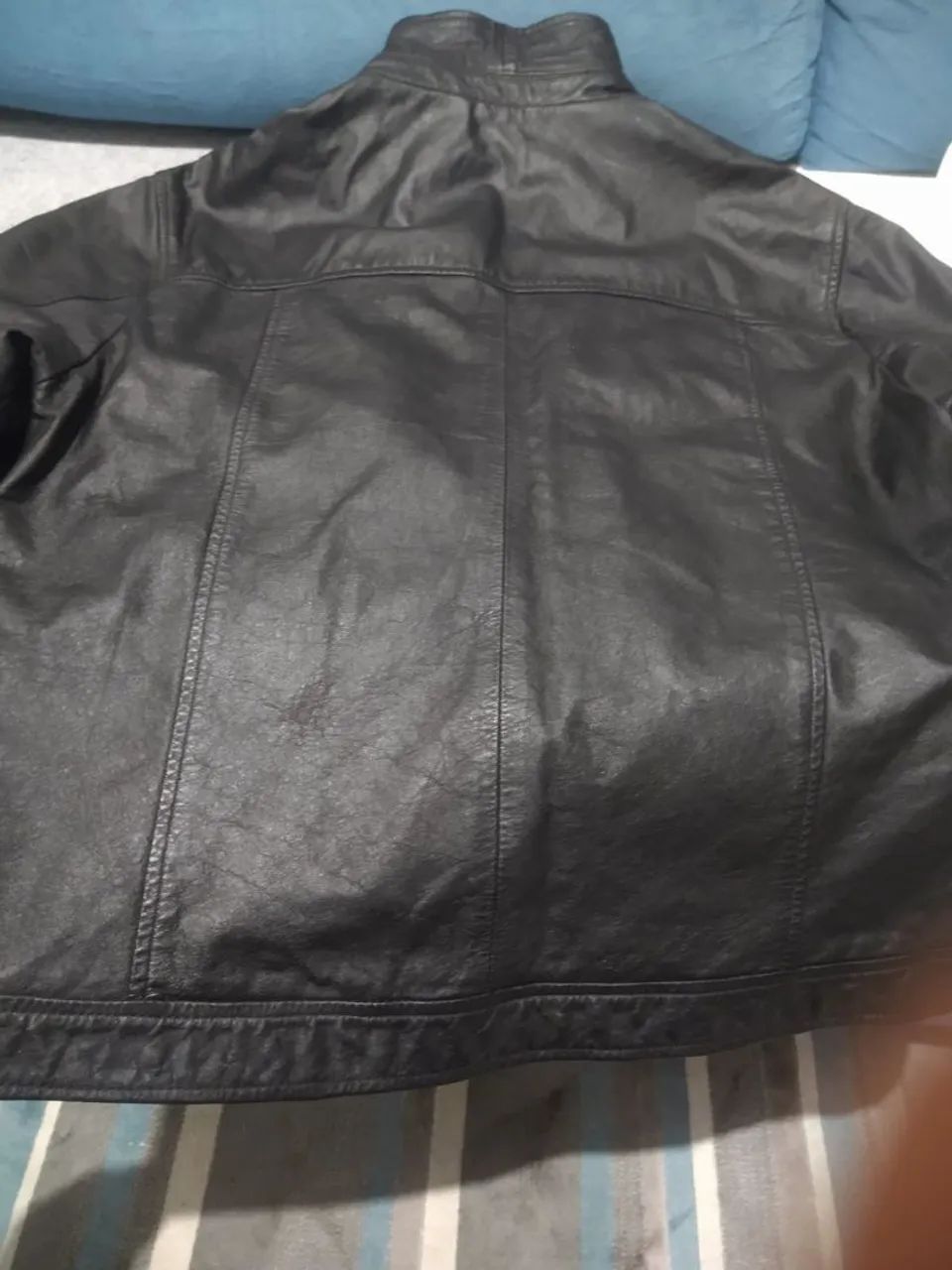 Jaqueta de Couro Masculina - Foto 4