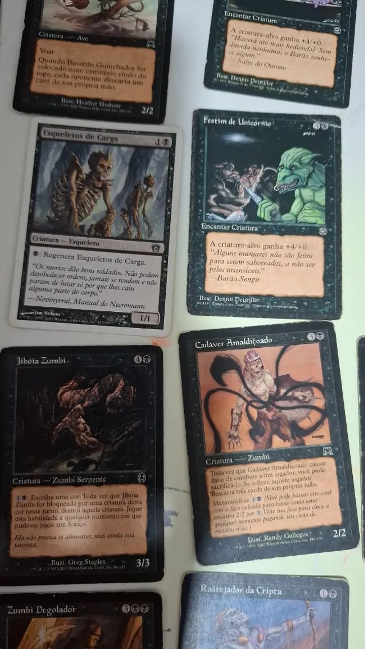 Cartão de magic the gathering pântano deck preto64962189530369124