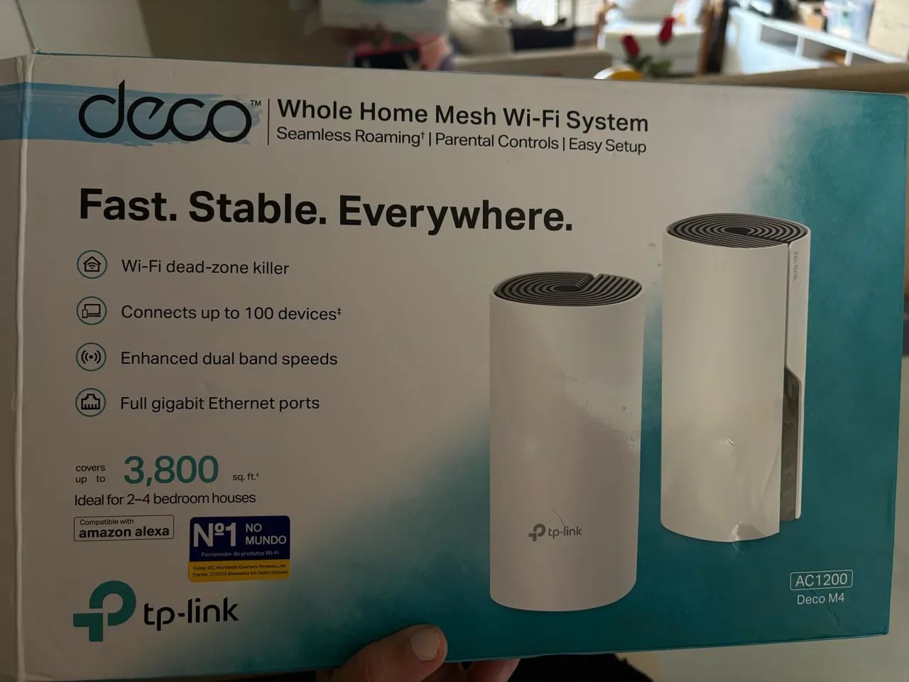 Roteador Mesh Deco M4 TP-Link - 01 unidade  - Foto 3