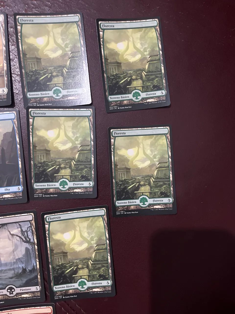 25 Terrenos Básicos Arte Estendida de Magic the Gathering em Português  - Foto 2