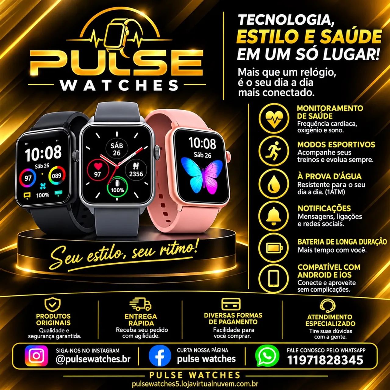 Relógio Smartwatch 