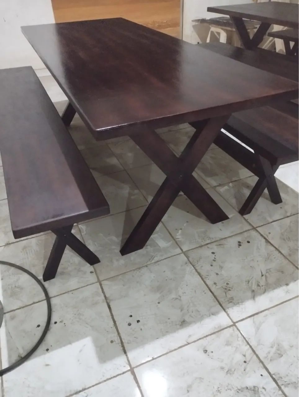 Mesa de madeira  - Foto 4