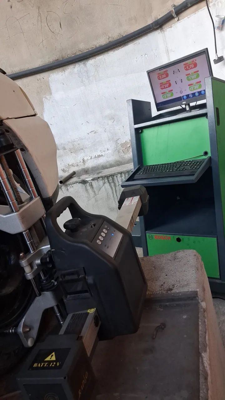 MÁQUINA DE ALINHAMENTO COMPUTADORIZADO COMPLETA