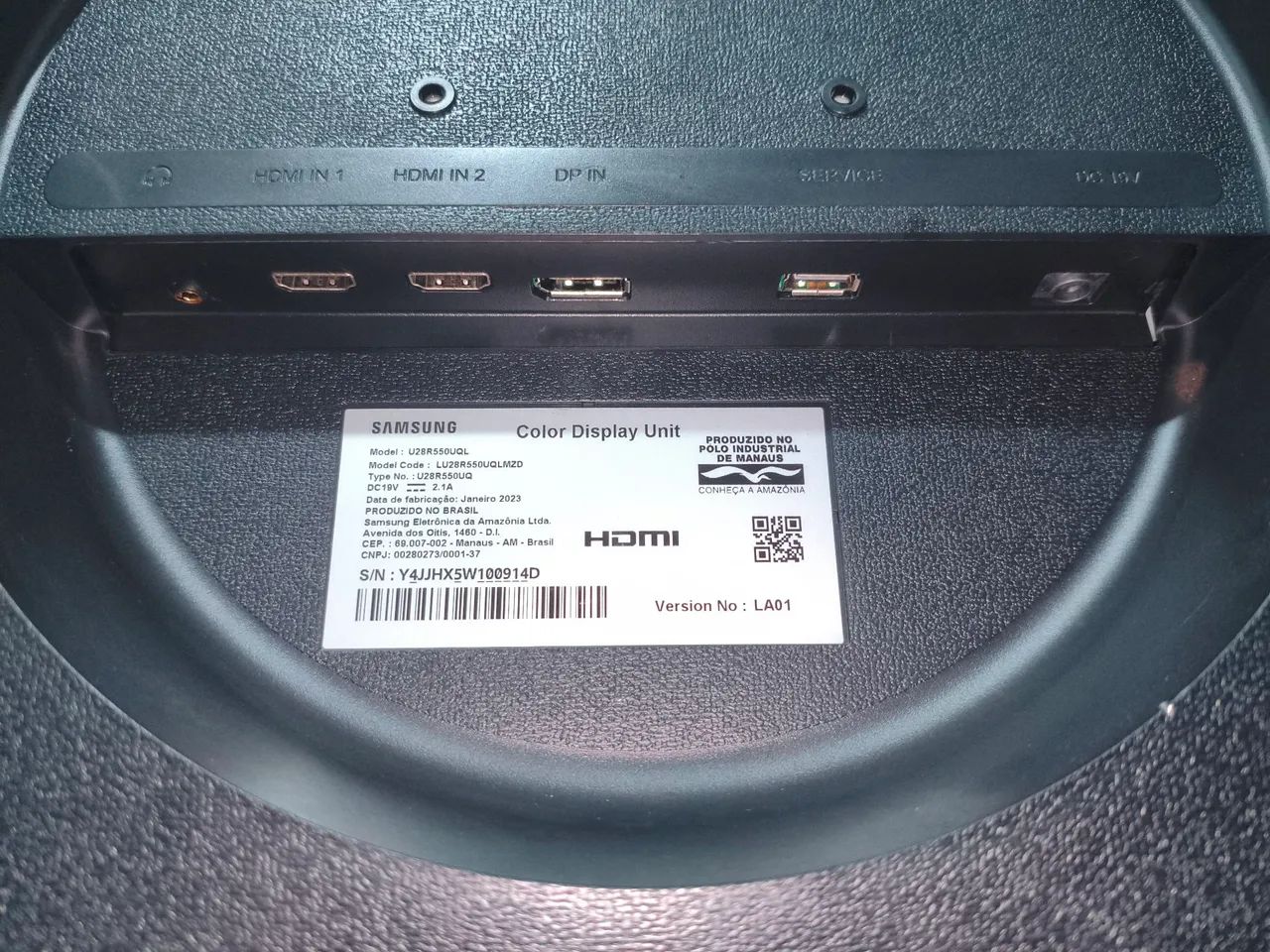 Monitor Samsung 4k 28" (U28R) - Foto 4