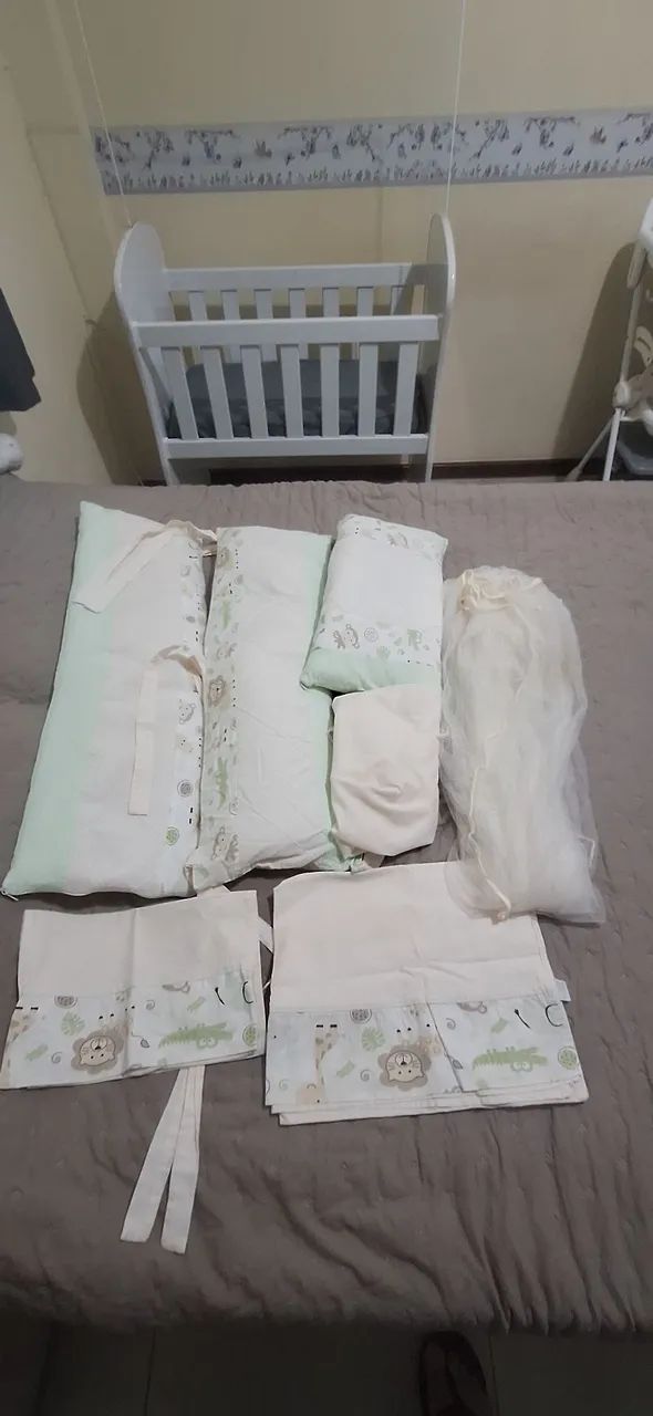 KIT SAFARI para mini berço 