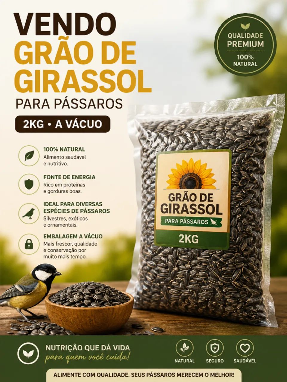 Grãos de Girassol