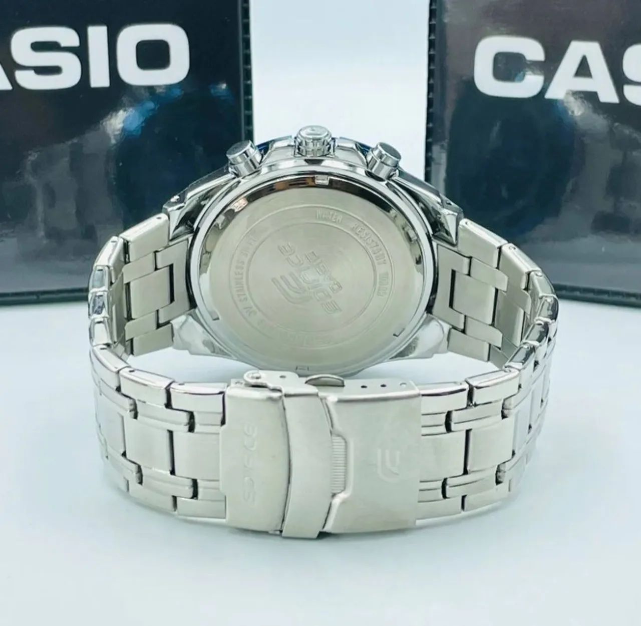 Relógio Casio Edifice Prata e Preto relogio Funcional linha Premium  - Foto 2