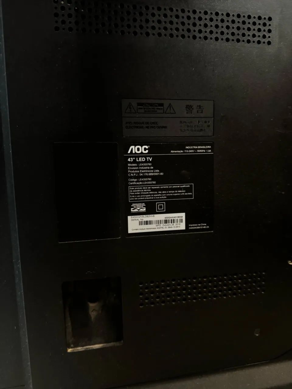 TV AOC 43 Full HD com ROKU TV - Foto 4