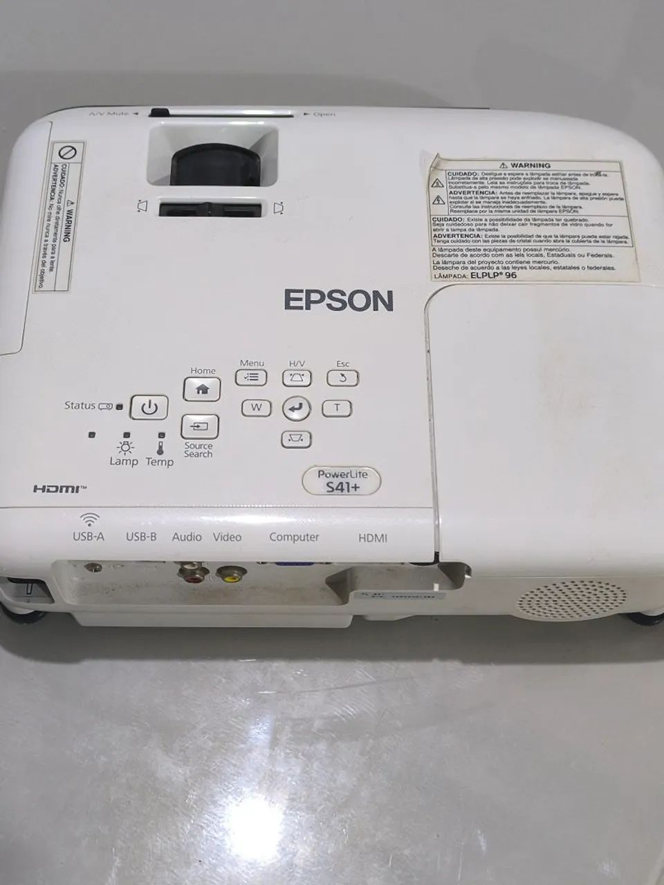 Projetor Epson PowerLite S41+  - Foto 5