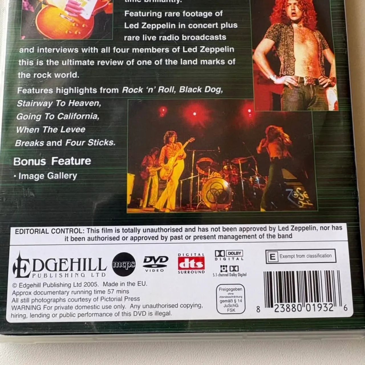 Led Zeppelin Rock Milestones DVD Importado Inglaterra UK - Foto 5