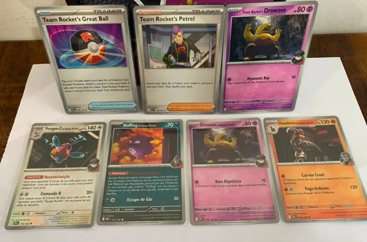 Pokémon TCG - Lote Master Equipe Rocket (Mewtwo - Spidops) - Foto 4