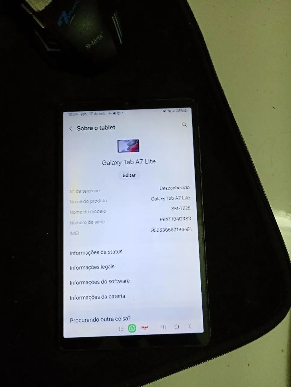 Vendo tablet Samsung A7 Lite