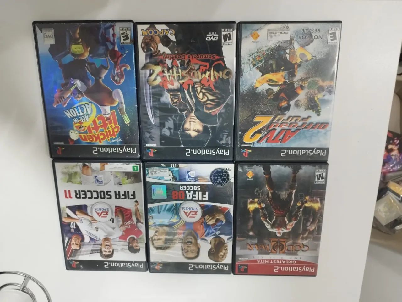 Lote de jogos PS2
