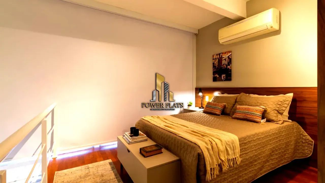 Flat duplex mobiliado para locação 45 m² 1 dormitório com vaga na Cidade Monções próximo à - Foto 7
