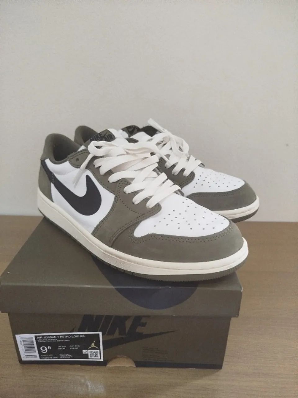Air Jordan 1 low OG Medium Olive  - Foto 5
