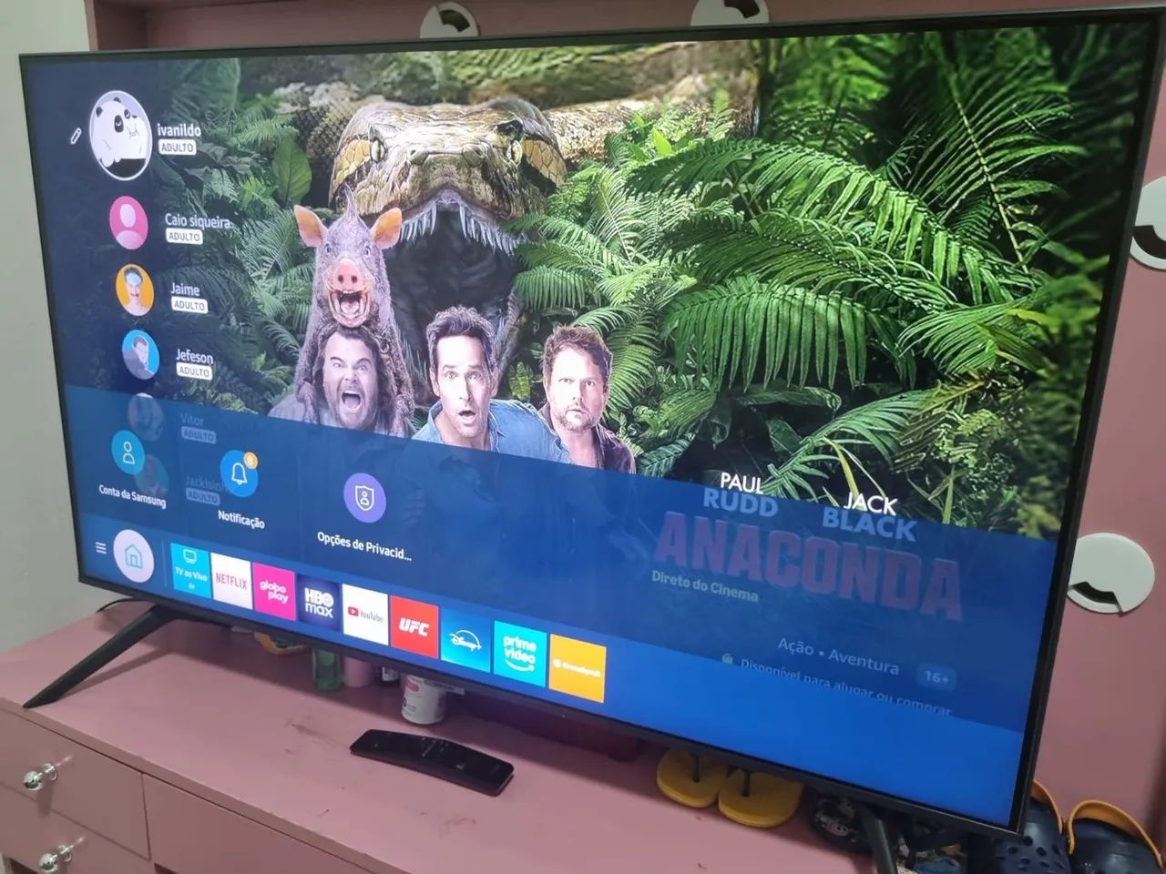 TELÃO SMART SAMSUNG TIZEN 4K CRISTAL UHD 50 POLEGADAS  - Foto 4