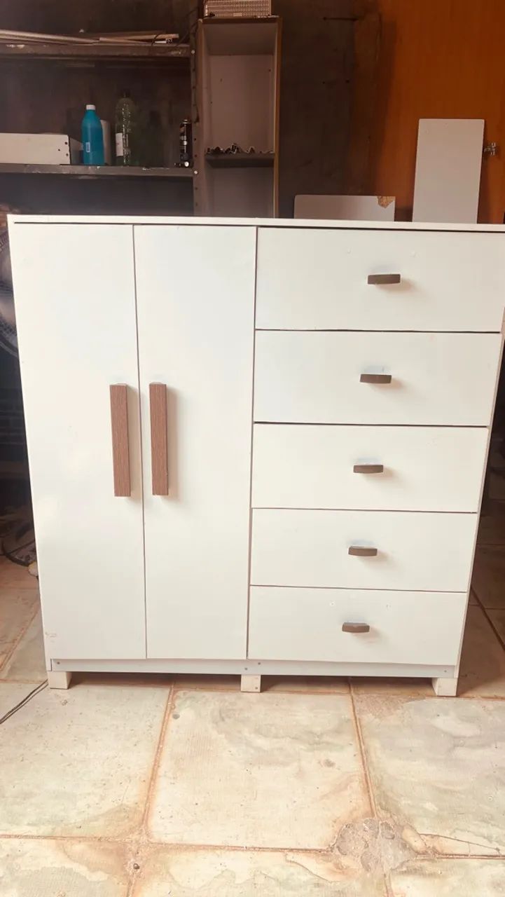Cômoda branca praticamente nova pouco usada - Foto 5
