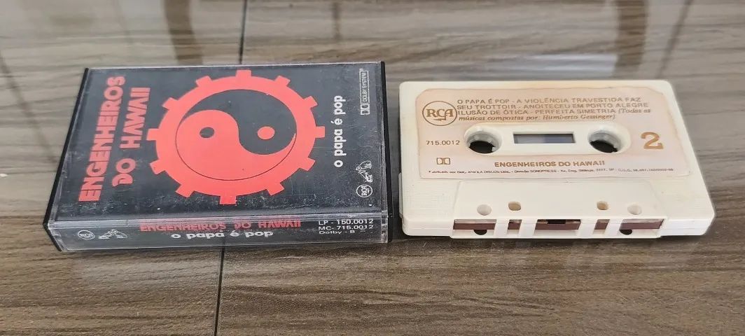 Fita K7 Engenheiros Do Hawai - O Papa É Pop (1990) - Foto 2
