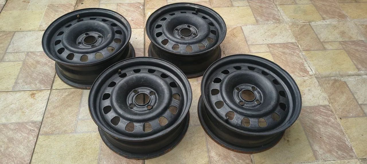 Aro 15 aço 4x100 - Foto 3
