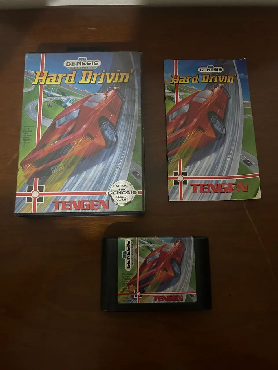 Hard Drivin Mega Drive 