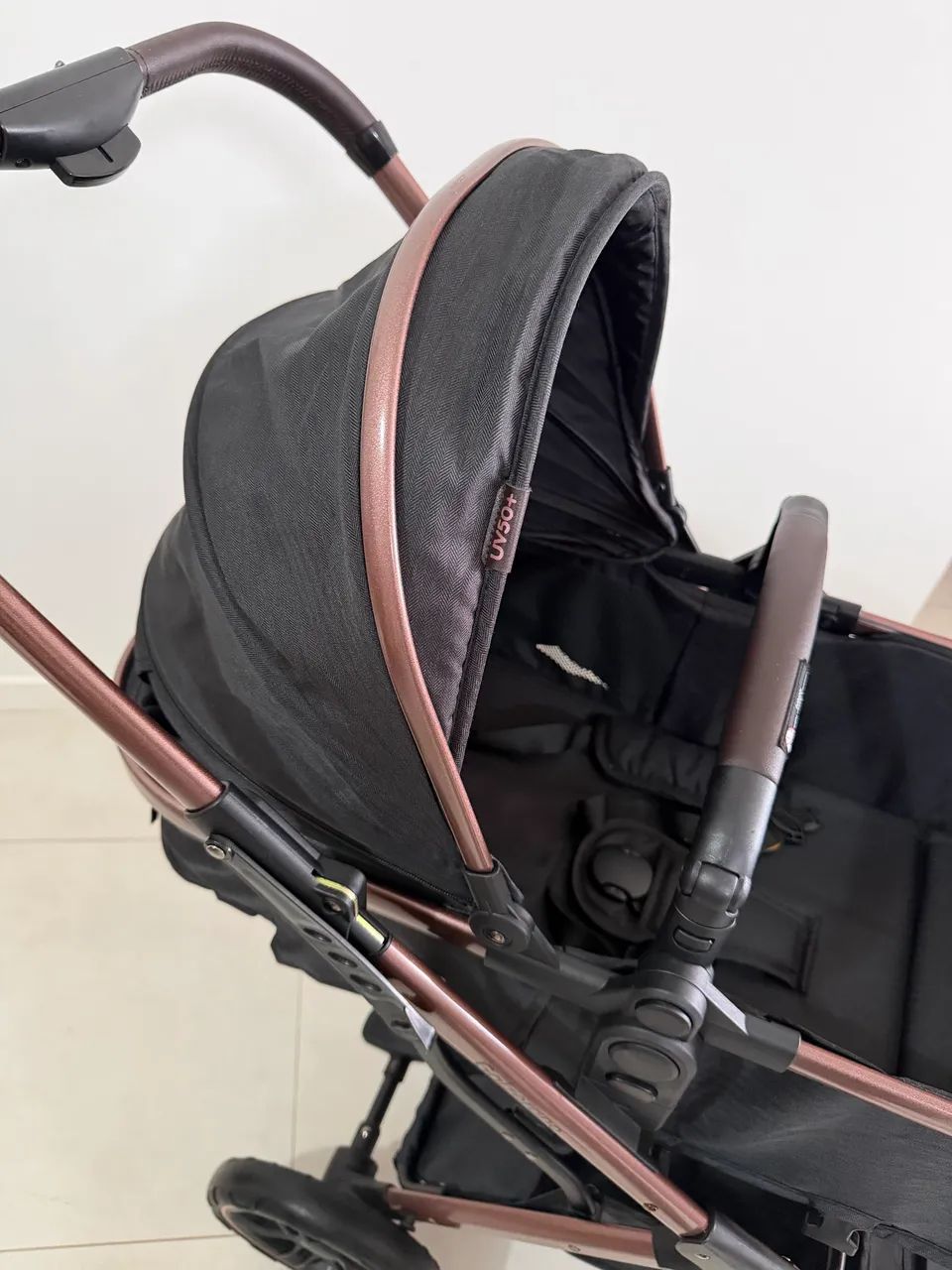 Vendo carrinho de bebê Galzerano Zoe e bebê conforto  - Foto 4