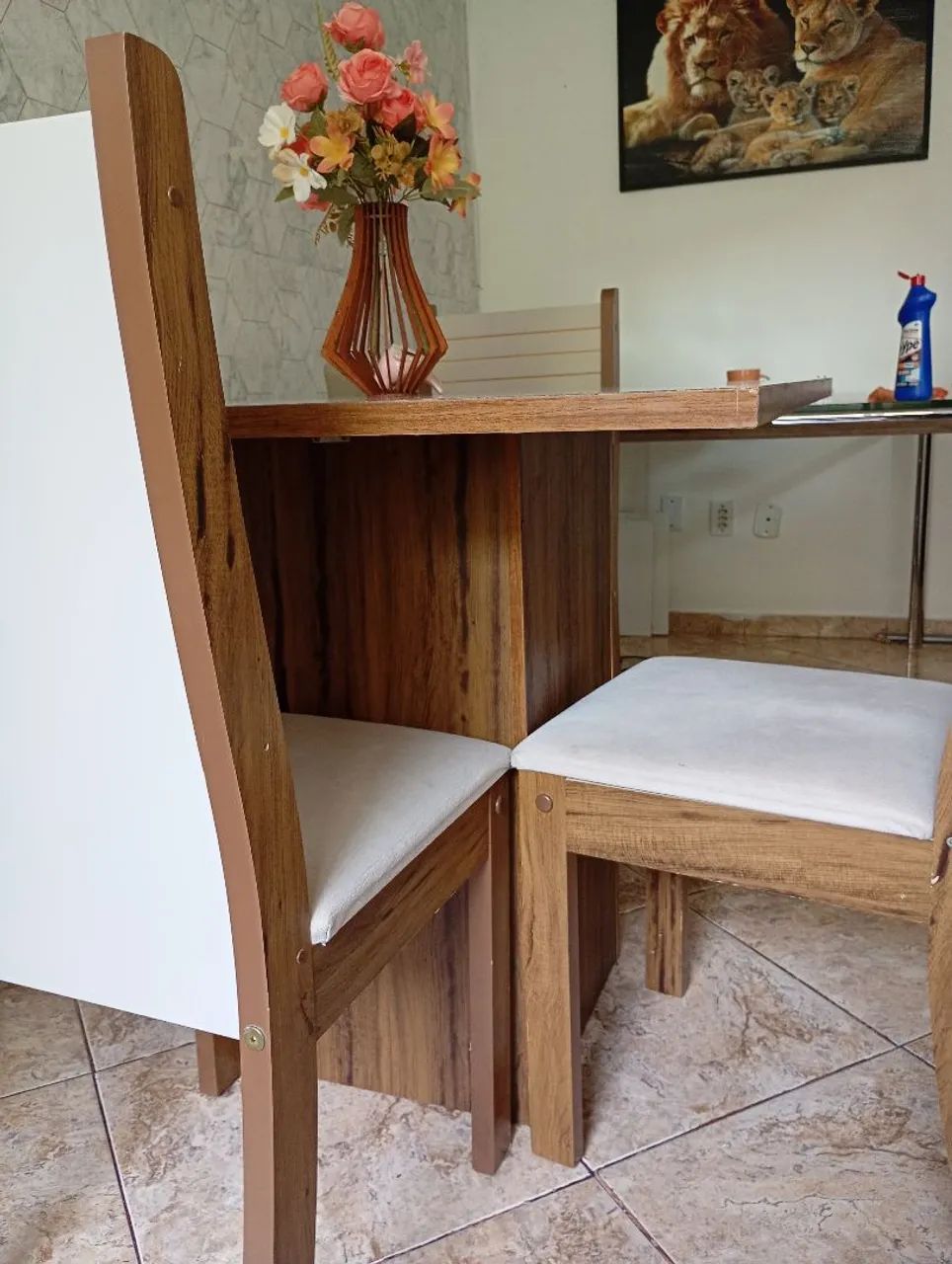 Mesa 4 cadeiras excelente condições  - Foto 3