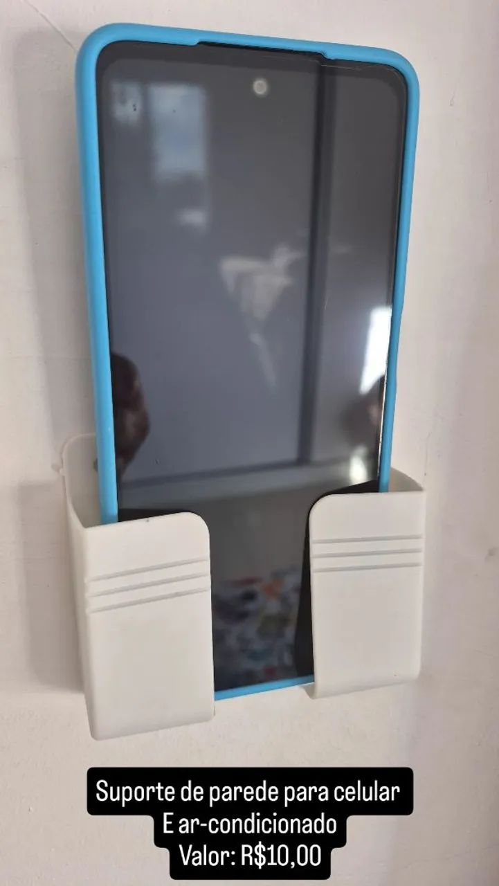 Suporte de parede para celular e controle