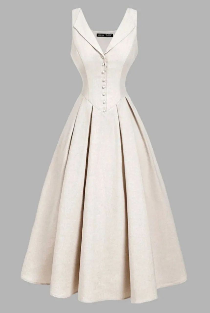 Vestido Bege