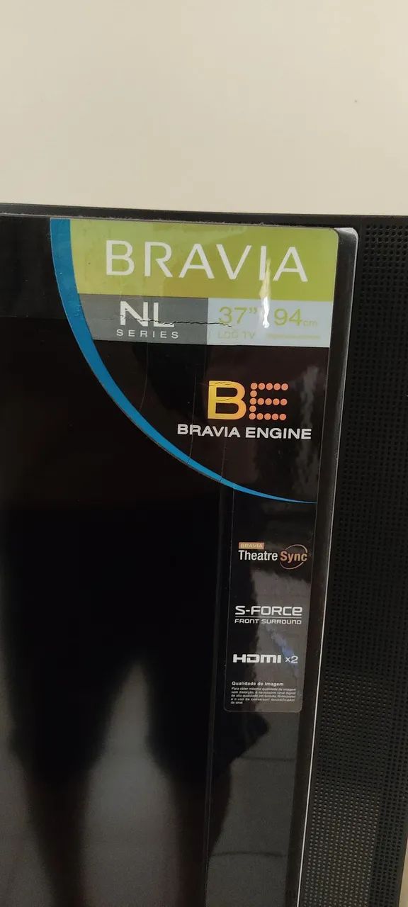 Tv Sony bravia 37 polegadas detalhe - Foto 3