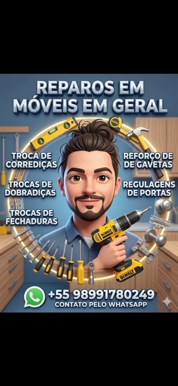 Reparo em moveis em geral 