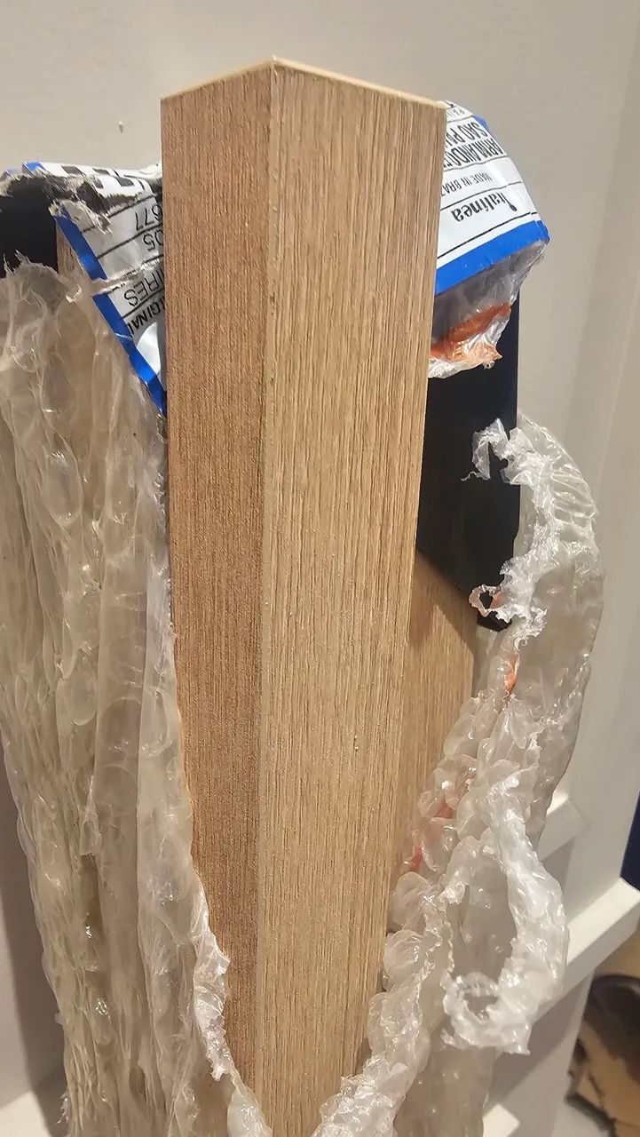 Pacote com 6 ripas para painel ripado MDF Artena + 5 perfis - Foto 2