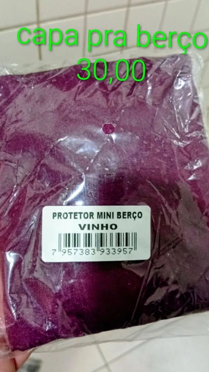 Capa pra mini berço  - Foto 3