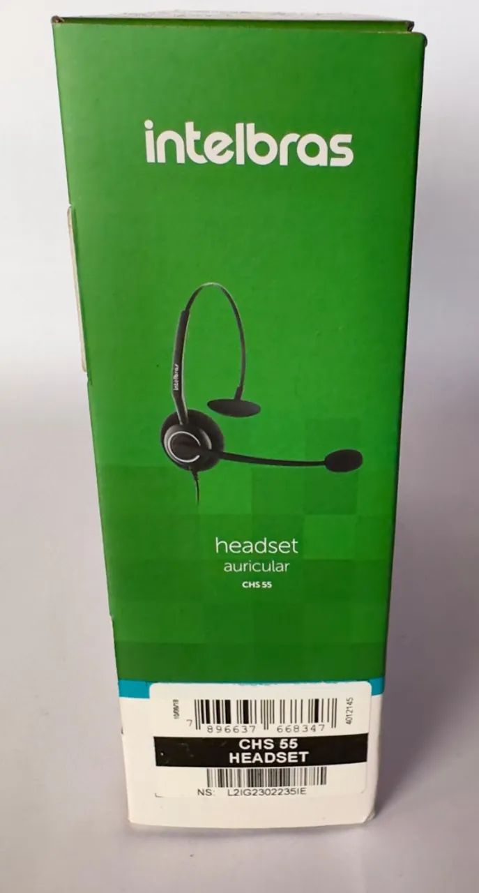 Headset Auricular Intelbras CHS 55 RJ9 - Seminovo - Foto 4
