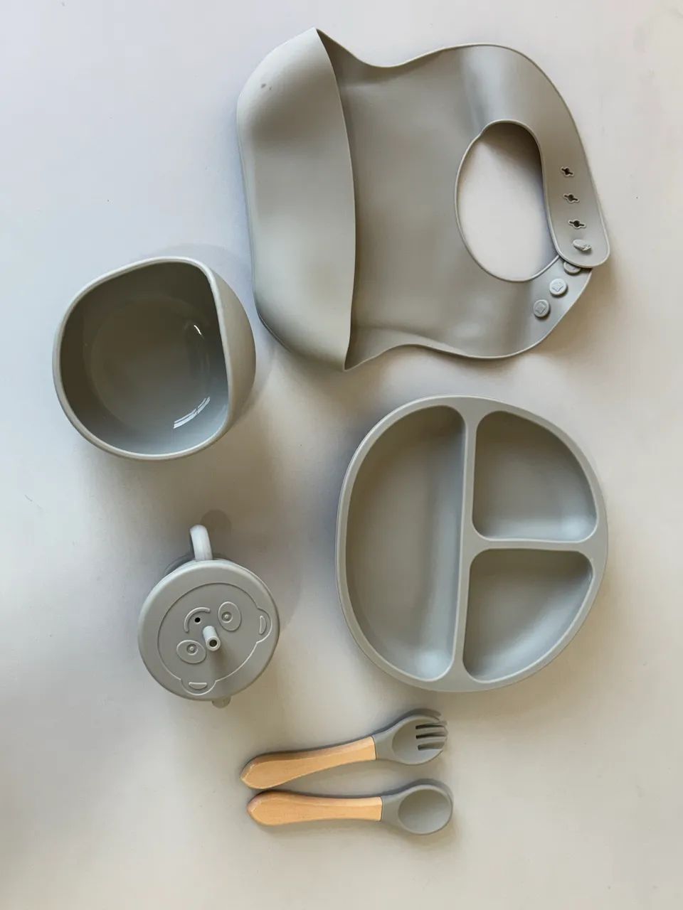 Kit alimentação bebê de silicone  - Foto 2