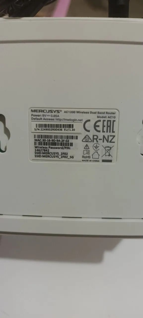 Roteador Mercusys Wireless Dual Band Ac1200 Ac10 - Foto 4
