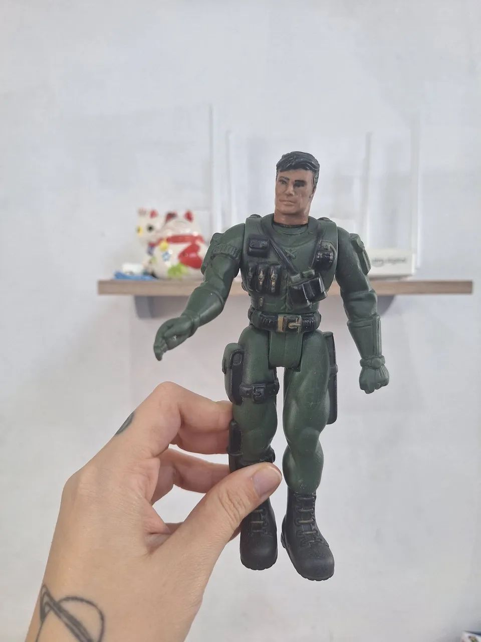 Boneco militar antigo