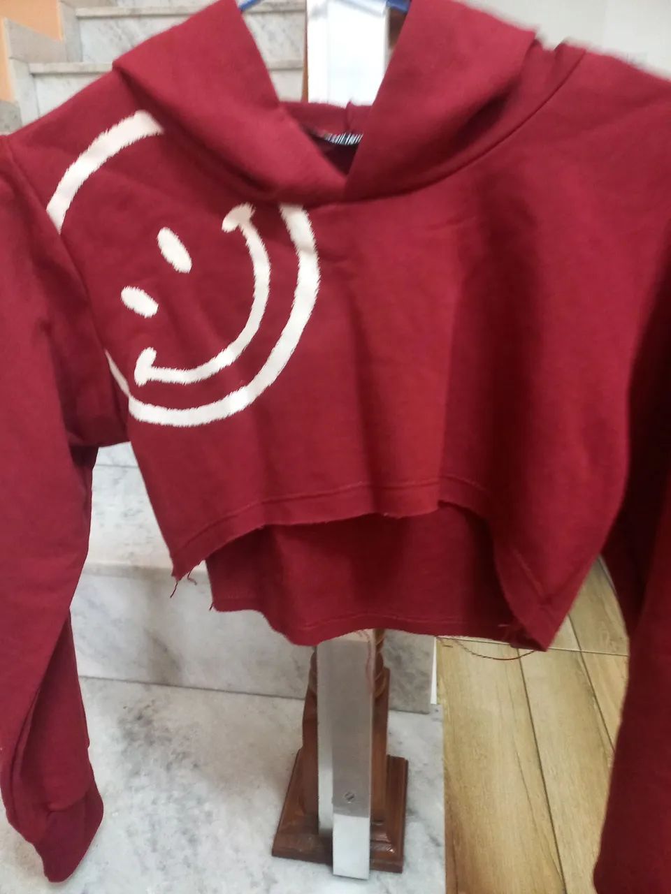 Camisa moletom com manga