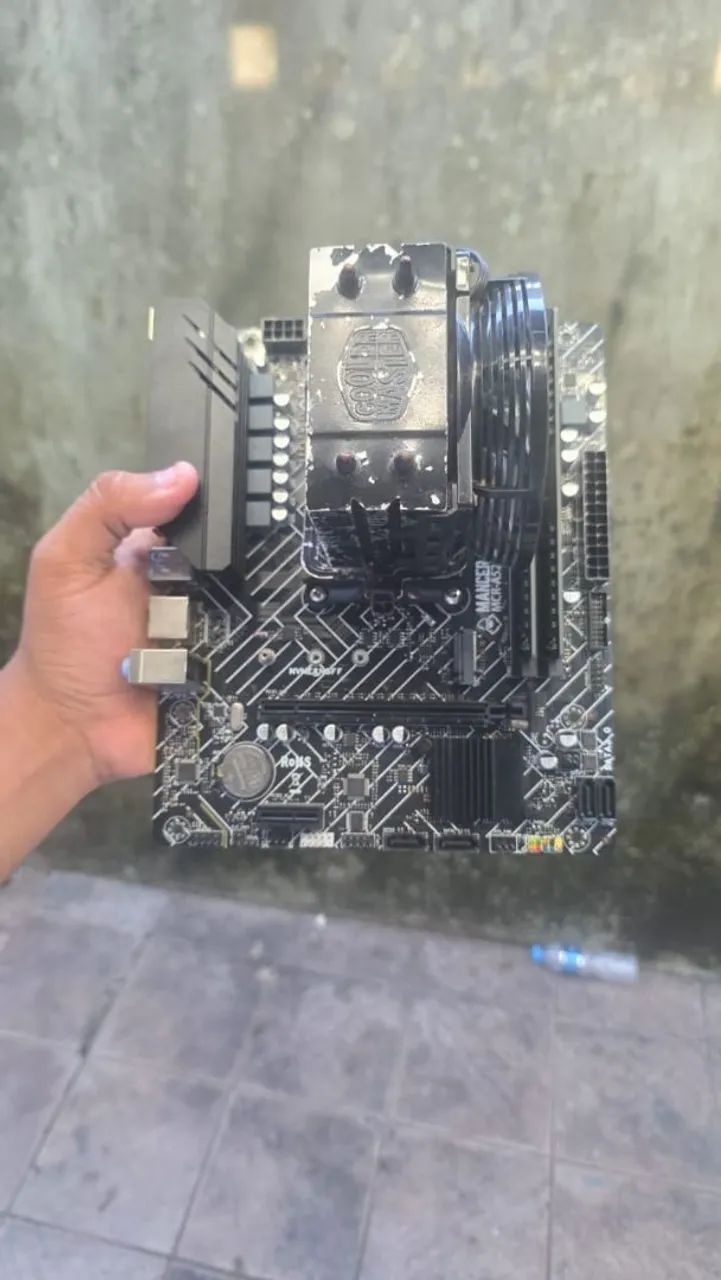 Placa mae a520 e processador ryzen 3200 g - Foto 3