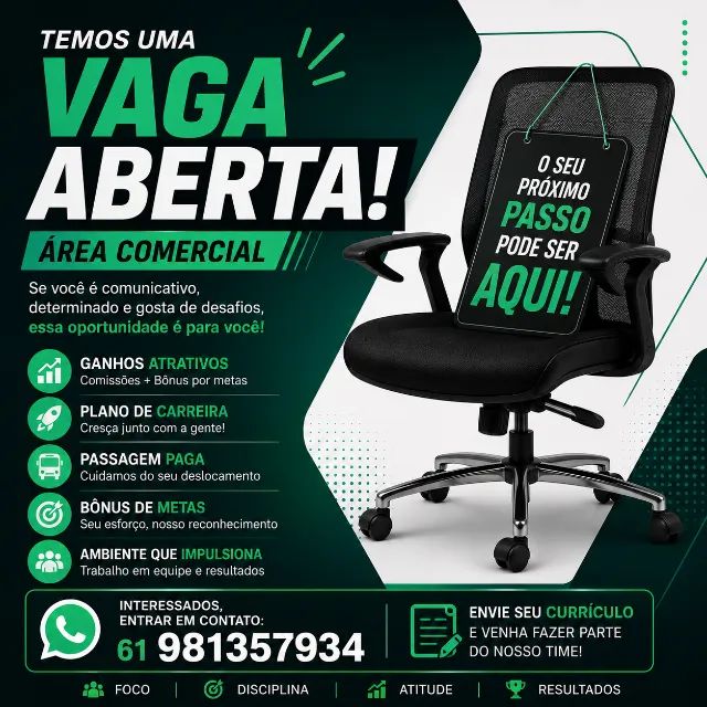 Emprego - Vagas para vendas 1